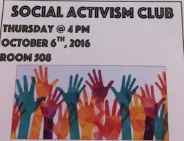 The NYC iSchool offers a variety of options for clubs. Social Activism is an example of clubs you might like.