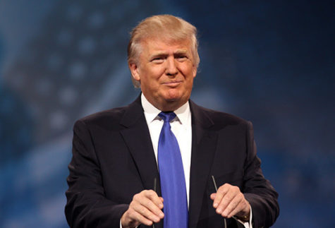 Donald J. Trump, the current President Of The United States speaking before the nation.