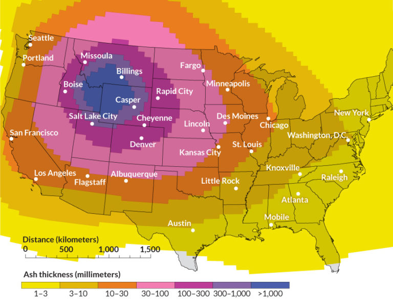 Yellowstone Eruption Map 2024 India Liuka Prissie