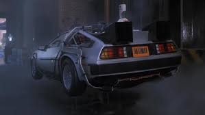 The flying DeLorean from Back to the Future Part 2.