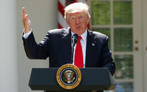Donald Trump announces in press conference speech the U.S.’s withdrawal on June 1st, 2017