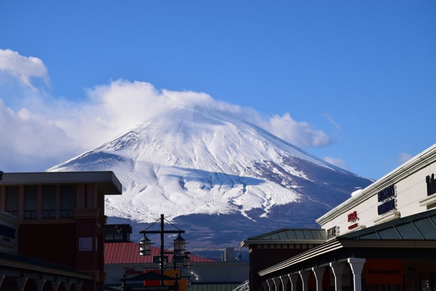 One of the most iconic things in Japan. Mount Fuji,  Located 100km or about 62 miles southwest of Tokyo, Japan.