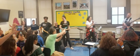 Staff Infection performs Love Shack during the 2018 performance.