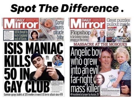 The media: Perceiving different races