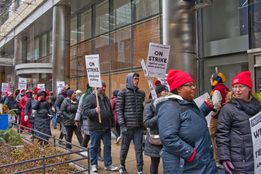 Strike on Teacher Pay in Chicago in February 2019