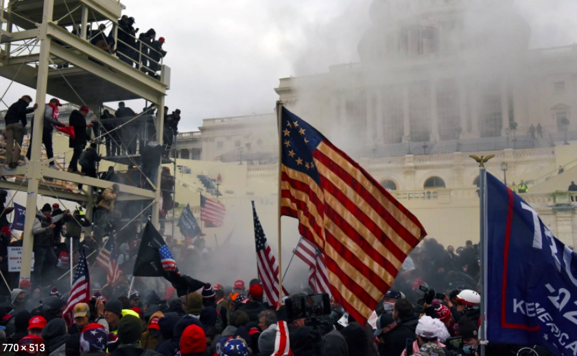 The insurrection at the Capitol brought the worst out of our country. Credit: Reuters