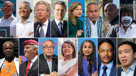 The NYC Mayoral candidates (Courtesy: CNN)