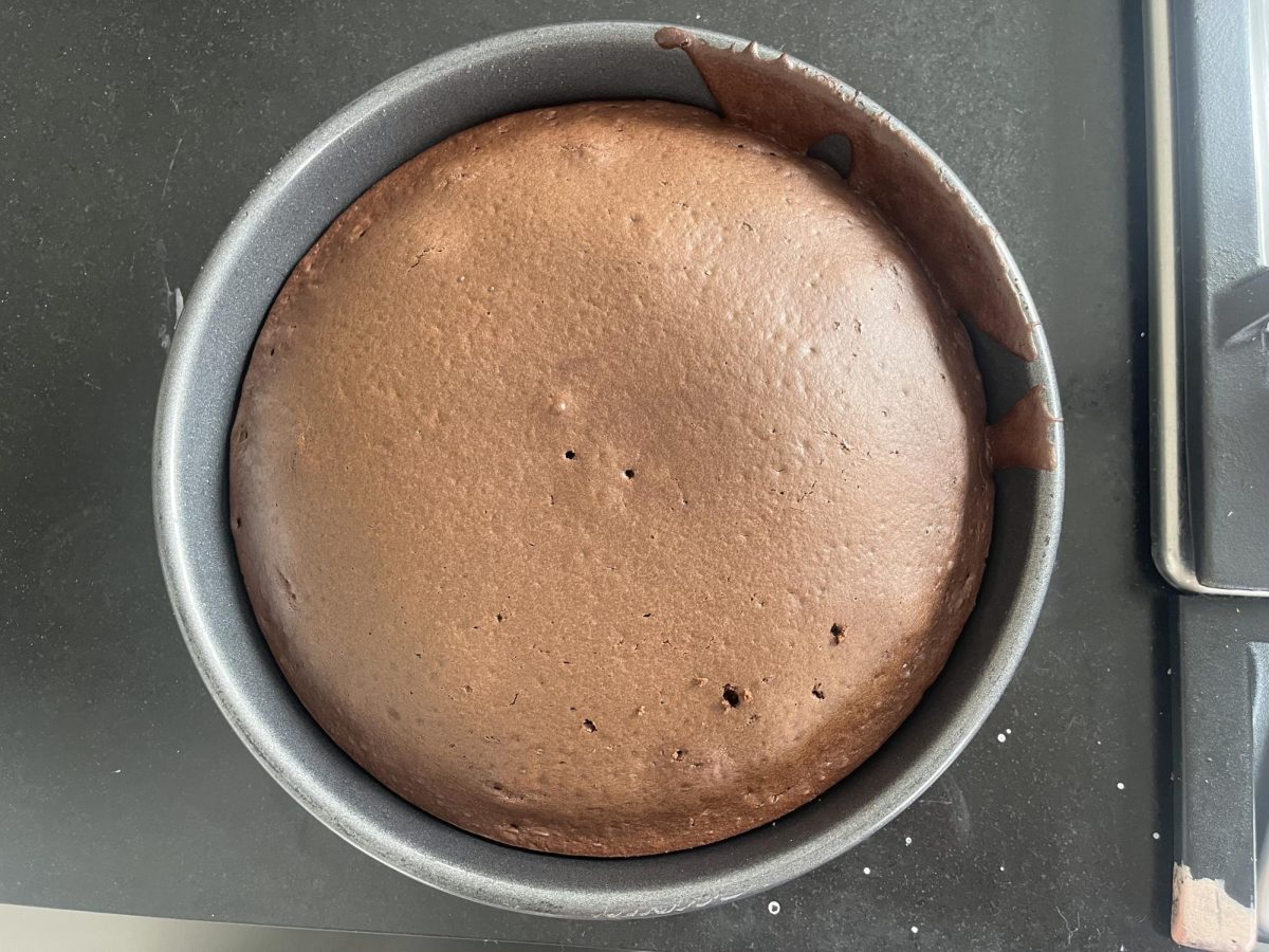 Baking a 1-tier chocolate cake